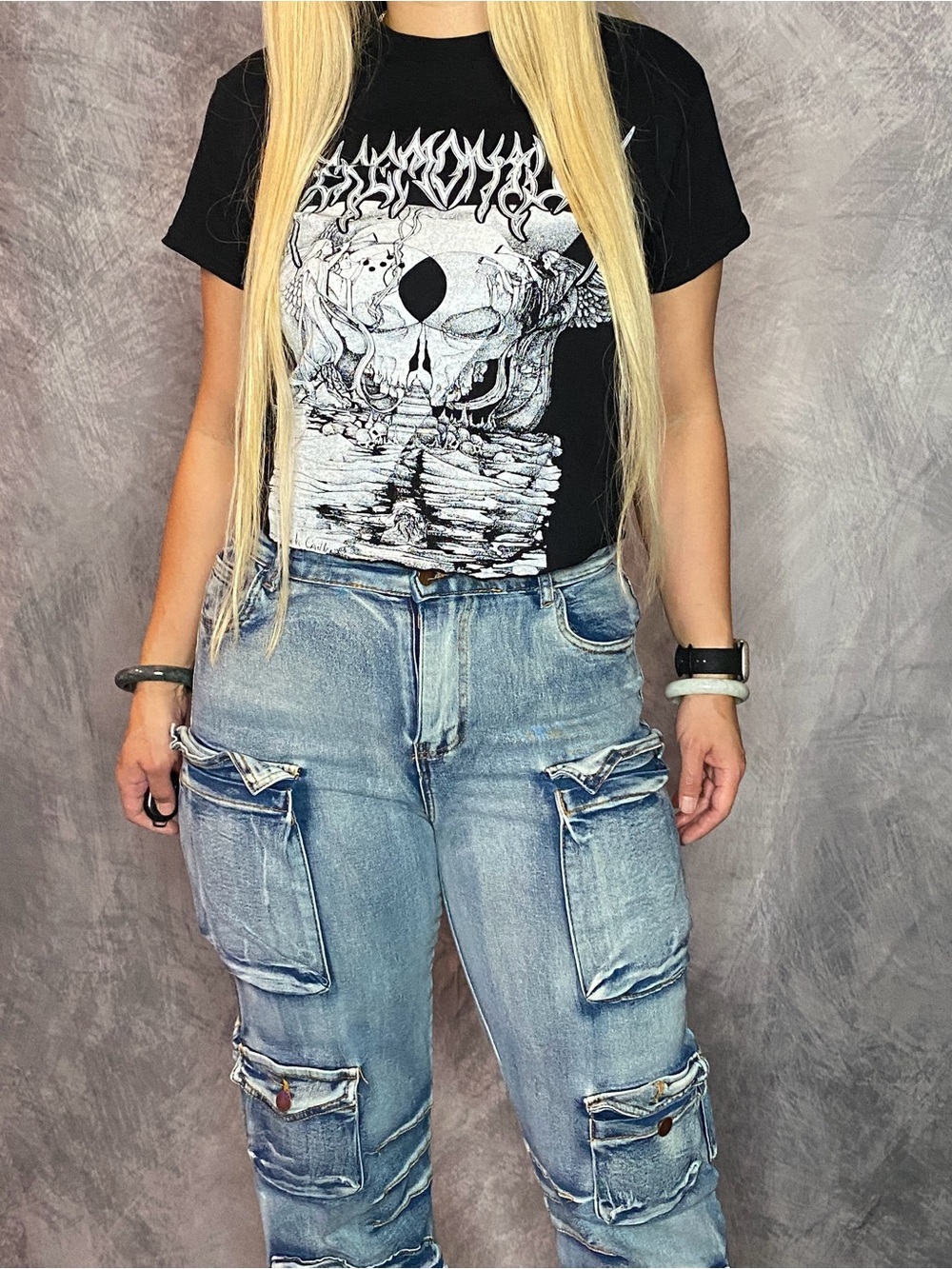 Ceremonium Nightfall in Heaven Death Doom Metal Cropped T-Shirt